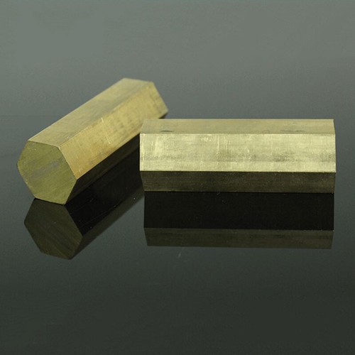 Barra hexagonal de metal macizo de latón H59 CNC modelo de metalurgia artesanía hágalo usted mismo S = 12-30 mm - Imagen 3 de 8
