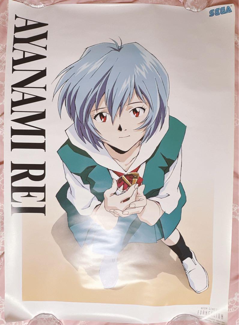 Evangelion Poster Rei Ayanami Glasses Anime Comic Manga Retro | eBay
