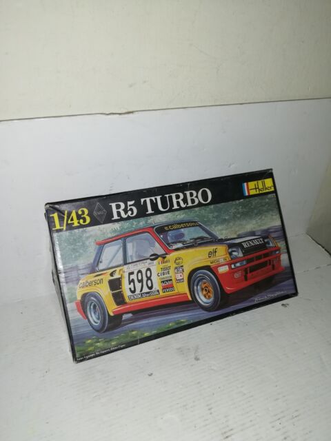 MAQUETTE HELLER VOITURE RENAULT R 5 TURBO 1/43 VINTAGE N°173 MAQUETTE HELLER VOITURE RENAULT R 5 TURBO 1/43 VINTAGE N°173