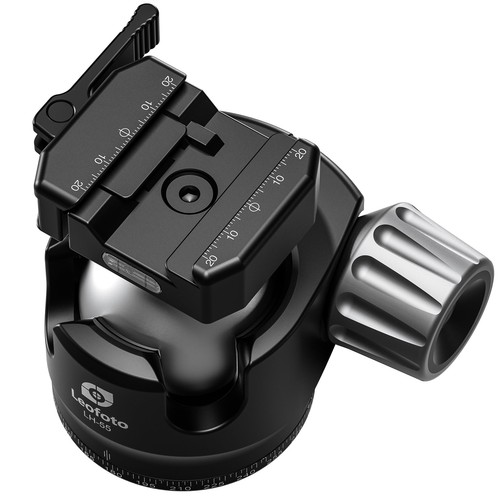 Leofoto LM-324CL X+LH-55LSC Tripod 75mm Outdoor Shooting Set with BallHead - Picture 5 of 9
