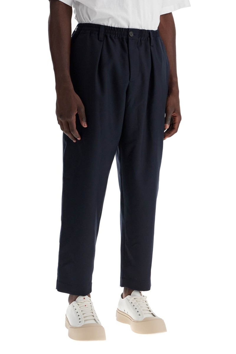 Cropped trousers in tropical wool MARNI Men Tg. 48 IT