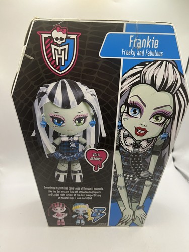 Monster High Frankie Stein Freaky & Fabulous Stuffed Plush Rag Doll 2013 NRFB - Picture 7 of 13