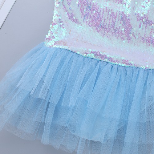 Kids Girls Ballet Dance Dress Tutu Skirt Gymnastics Skating Leotard Costumes - 第 25/88 張圖片