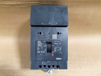 New Take Out Square D BDA BDA36020 3 Pole 20 Amp 600V PowerPact Circuit Breaker