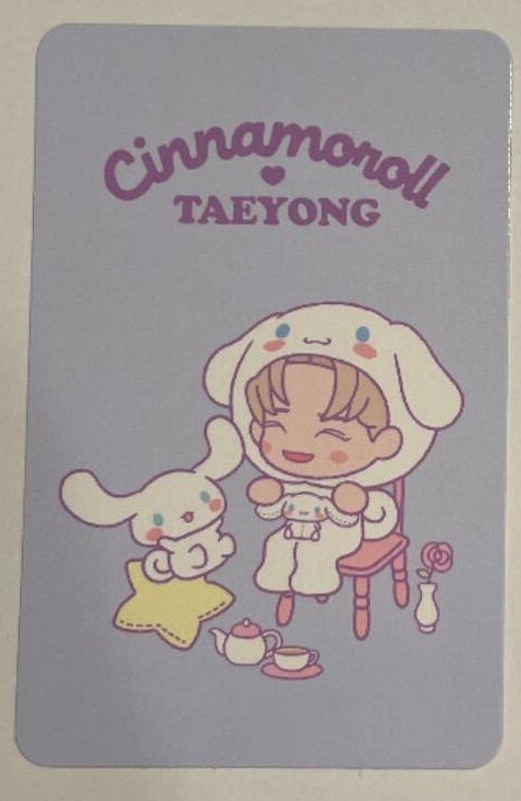 NCT X SANRIO 2ND B VER. OFFICIAL PHOTOCARD (ONLY PC) TAEYONG