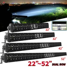 22/32/42/52inch Dual Row Offroad laser led light bar Combo Driving lamp For SUV