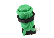 Suzo Happ Concave Pushbutton - Green with Microswitch Included