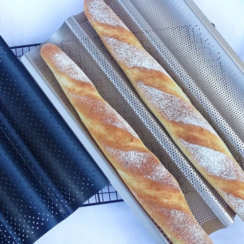 Non-stick French Baguette Pan Bread Baking Mould Loaves Mold Cooking Tray DX - Picture 8 of 22
