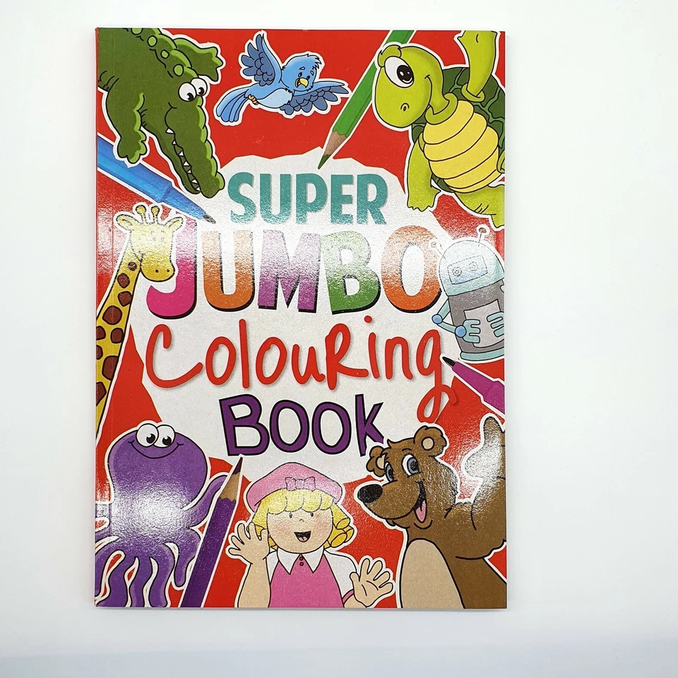 A4 Super Jumbo Kids Colouring Book Travel Fun Animal Art Craft Creative Hobby - Image 4 of 4