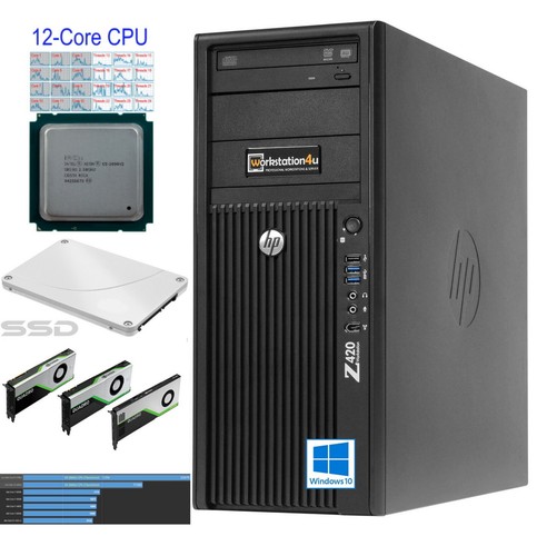 Workstation PC 12-Core CPU ✔ 32GB RAM ✔ 1TB SSD ✔ NVIDIA GeForce RTX 3060 12GB - Bild 1 von 10