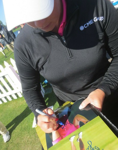 BRITTANY LINCICOME SIGNED LPGA GOLF 8x10 PHOTO #2 Autograph PROOF - Picture 2 of 2