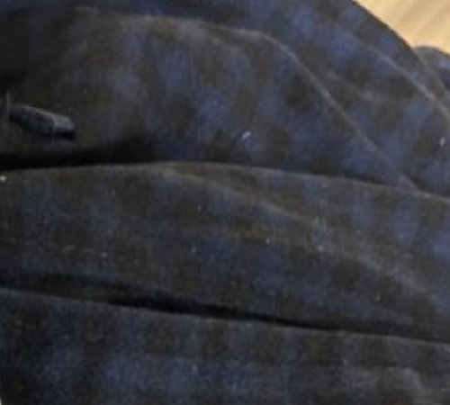 NAUTICA MEN'S 2-PK FLEECE PAJAMA SLEEPWEAR LOUNGE PANTS (NAVY PLAID SMALL)NWT - 第 4/5 張圖片