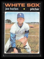 Joe Horlen 1971 Topps #345  Chicago White Sox