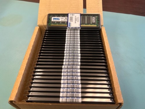 LOT OF 10 Dell SNPJ0203C/1G 1GB Memory Module/RAM Upgrade DDR 400MHZ PC3200 - Picture 4 of 4