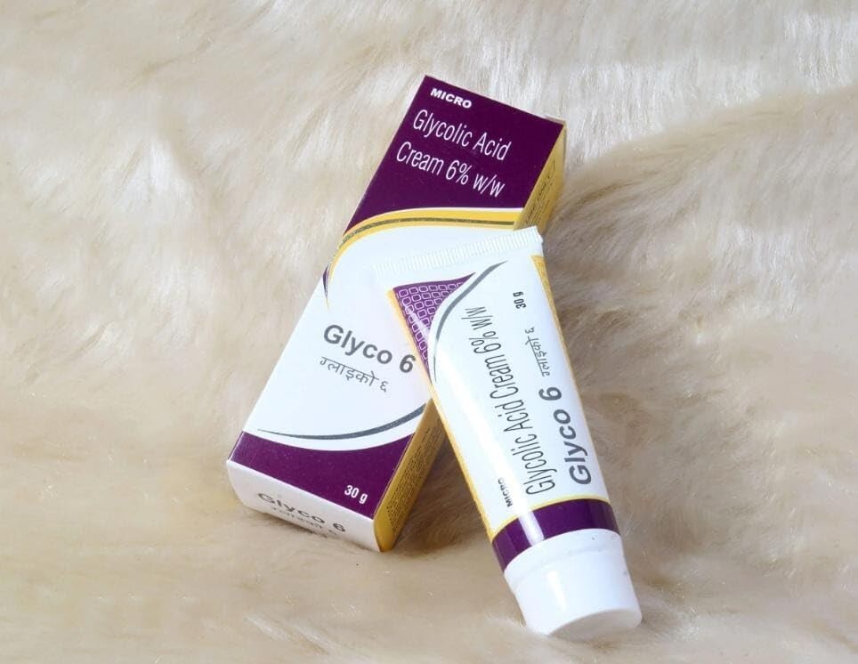 Glyco 6 Glycolic Acid Cream 30gm For Dry Skin, Acne