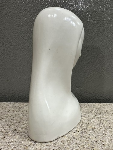 Vintage Holy Virgin Mother Mary Figurine 5” Bust Ceramic Glazed Statue Bust EUC - Picture 6 of 10