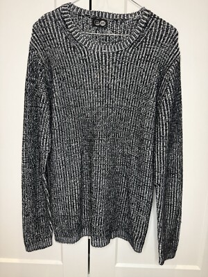 Cheap Monday Damen Pullover Pulli Rundhals UK 12 Medium schwarz gesprenkelt