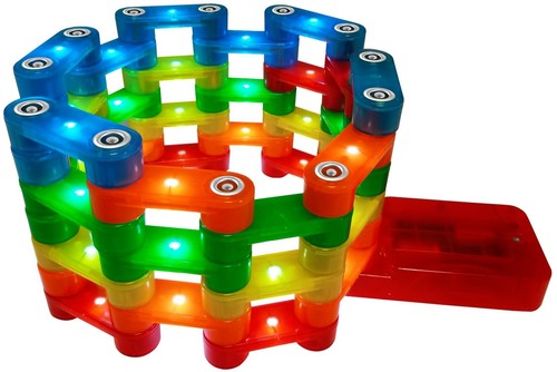 MAGZ ElectroBrix Magnetic Light Up building set - Picture 4 of 7