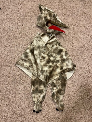 Pottery Barn Kids Pterodactyl Dinosaur Halloween Costume Youth Size 4-6 - Picture 7 of 12