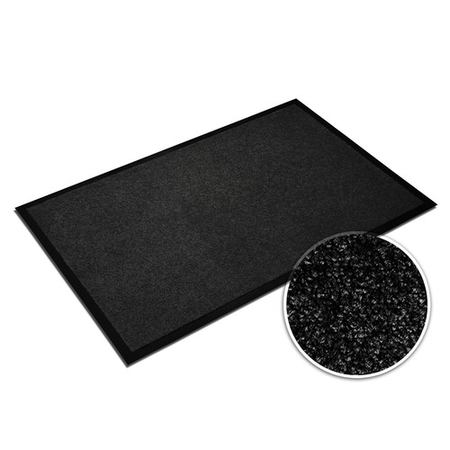 Schmutzfangmatte Türmatte Türvorleger MONOCHROM SCHWARZ Fußmatte Schmutzmatte - Bild 18 von 36