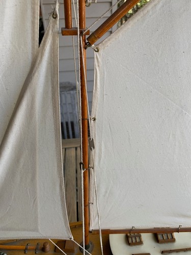 ANTIQUE REPLICA SAILING SHIP MADE IN ENGLAND - Bild 6 von 8