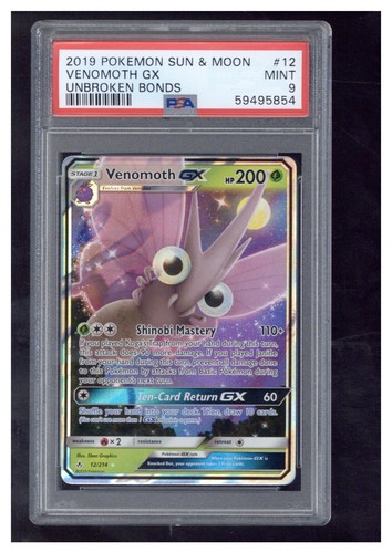 Venomoth-GX graded PSA 9 for sale on eBay
