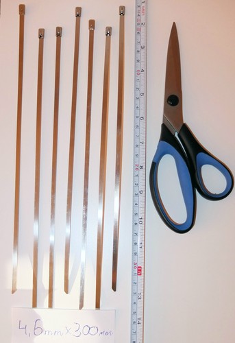 Marine Grade Stainless Steel Cable Ties Zip Wrap Heat Resistant - Picture 4 of 13