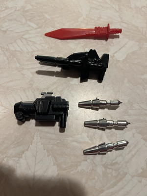 Transformers G1 Vintage Grimlock Accessories Rocket Launcher Laser Energo Sword