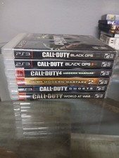 PS3 Call Of Duty Video Game Lot Bundle Black Ops 2 Modern Warfare Ghosts War CIB