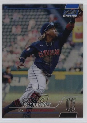 2022 Topps Stadium Club Chrome Blue Refractor 178/199 Jose Ramirez #65 5h8