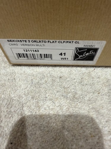 Louboutin Unisex Trainers Seavaste 2 Orlato Multi Coloured - Size 41 - Picture 10 of 11
