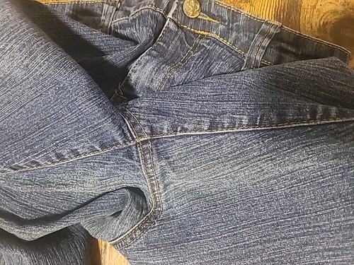 South Pole Girls Size 14 Rhinestone Capri Jeans - Picture 8 of 14