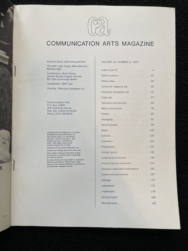Konvolut 4 alte Kommunikation Kunst Zeitschriften Vol. 13/14 + Annual Design Art V4 - Bild 24 von 24