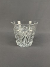Ralph Lauren Crystal Herringbone Ice Bucket 6"- Discontinued