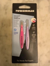 Tweezerman Mini Slant and Point Combo Set