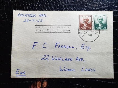 IRELAND EIRE 1958 *THOMAS J. CLARKE* FIRST DAY COVER #3030