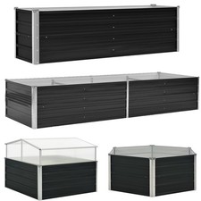 1m -3m Hochbeet Metall Gemüsebeet Pflanzbeet Garten Kartoffel Blumentopf Rahmen