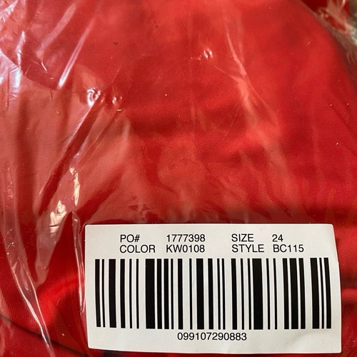 J. Crew Gemma Red Ruches Bandeau One Piece Bathing Suit Swimsuit Plus Size 24 - Picture 5 of 9