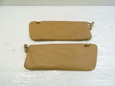 83 Mercedes R107 380SL sunvisor set, left and right, palomino