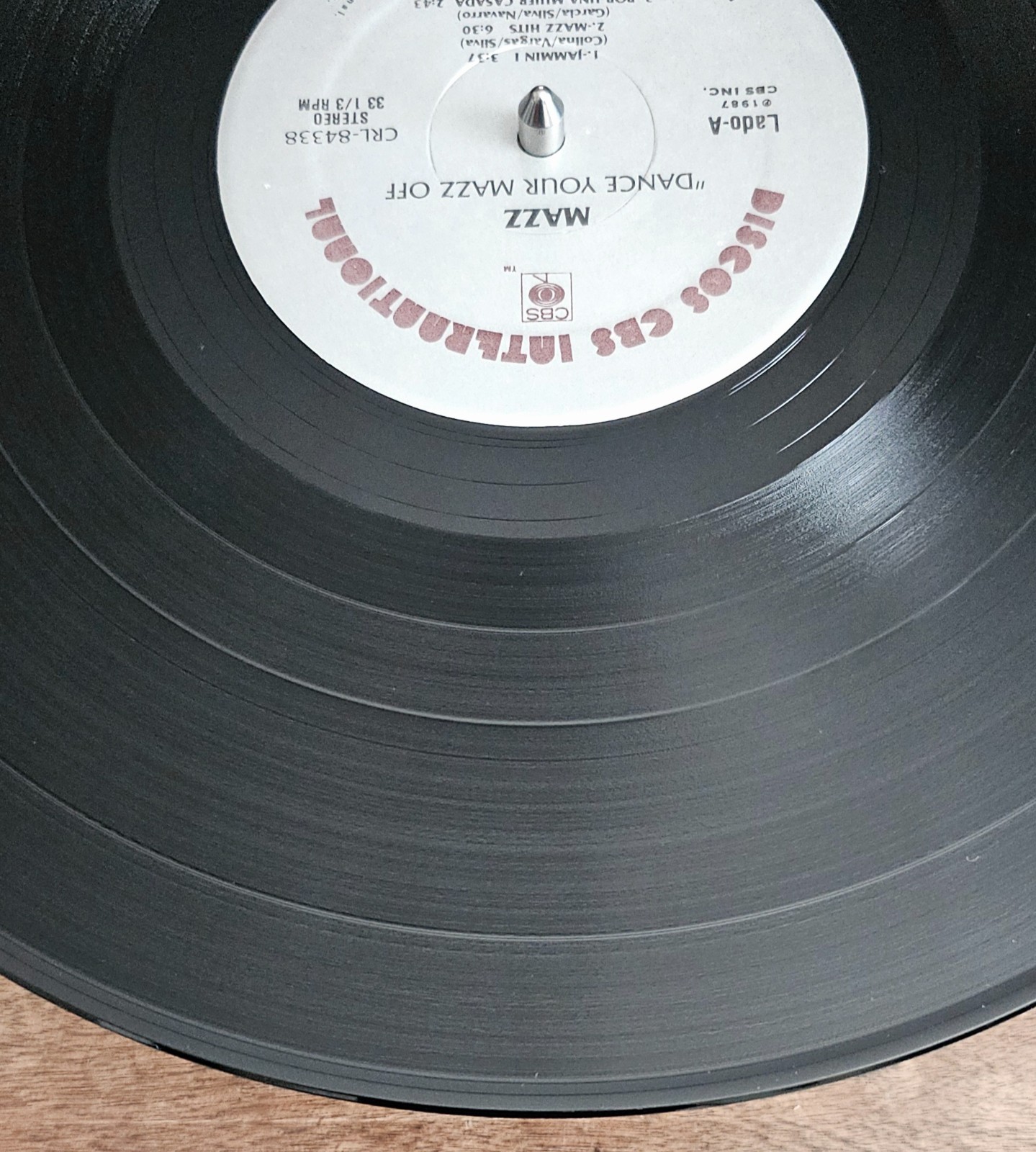 MAZZ- DANCE YOUR MAZZ OFF- US COPY FROM 1987- RARE LP ON GREAT SHAPE