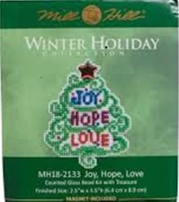 Winter Holiday - Mill Hill Counted Bead Kit with Treasure  Magnet;MH18-2133