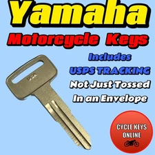 Yamaha Motorcycle ATV Scooter keys Cut by Code metal key codes E69510-E78897