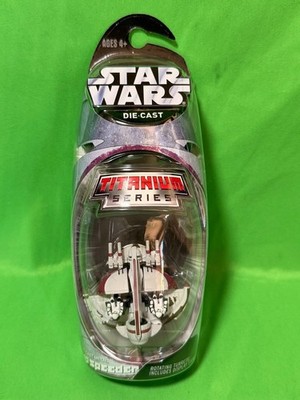 Star Wars Swamp Speeder Titanium Series Die Cast Diecast Micro Machines Vehicle