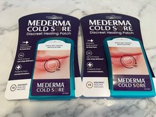 2X Mederma Cold Sore Discreet Healing Patches 30 Total Exp 02/2028