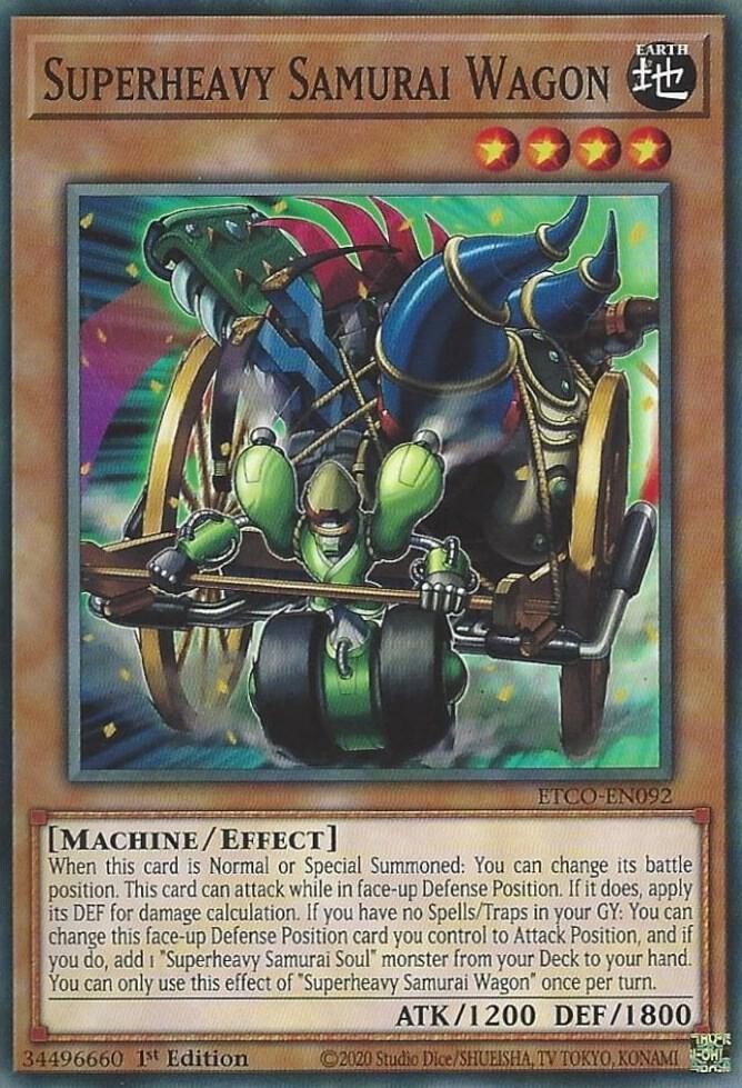 Superheavy Samurai Wagon 1st Edition Common Eternity Code ETCO-EN092 LP
