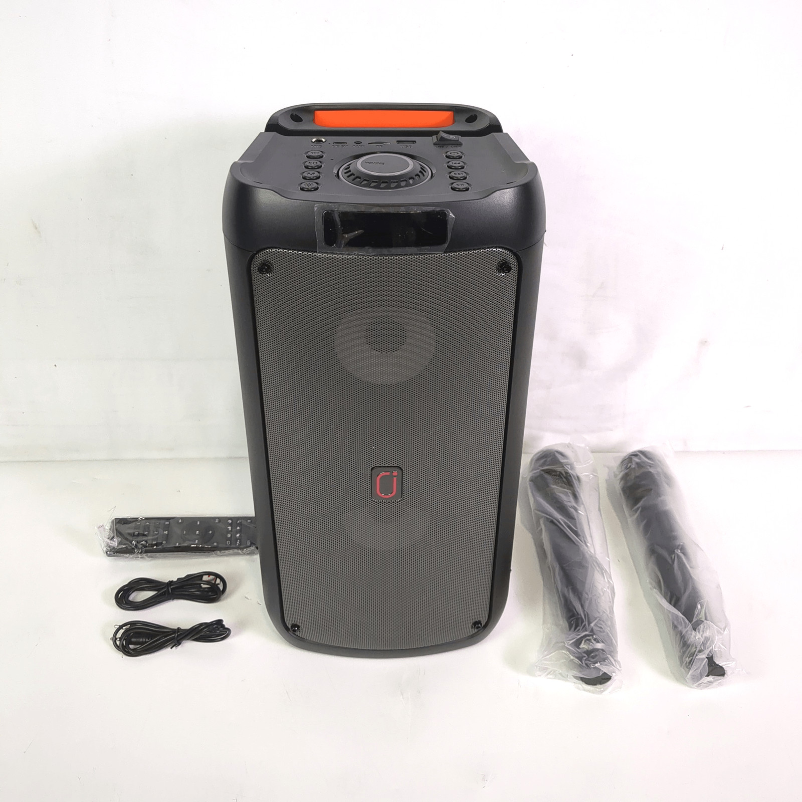 JYX T10T Deep Bass Karaoke Machine with 2 Mics and Lights (T10-T)