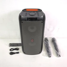 JYX T10T Deep Bass Karaoke Machine with 2 Mics and Lights (T10-T)