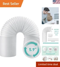 Durable 5.9 Inch Replacement Hose for Portable Air Conditioners - 59 Inch Length