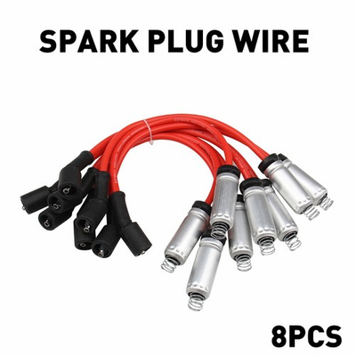 #ad 8mm Performance Wires amp; Plugs Spark For 2003 2008 GM V8 LS1 5.3L 6.0L M848322 $25.83