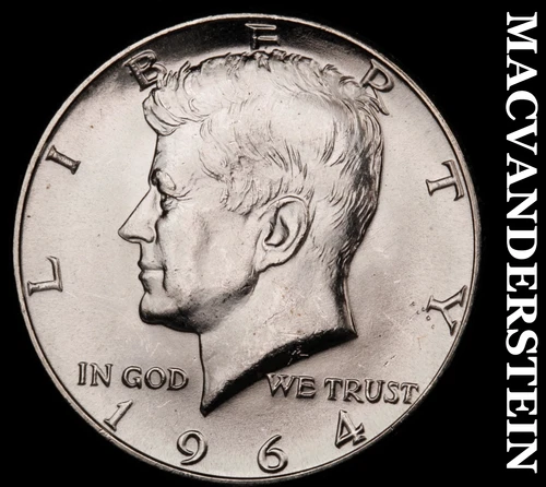 1964 Kennedy Half Dollar- Choice Gem Brilliant Uncirculated  #i3300